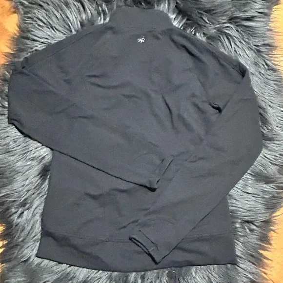 Athleta Girls Chit Chat Jacket Black Zip-Up Jacket Size S/7 - Picture 3 of 4